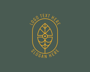 Vegan - Environmental Leaf Plant logo design