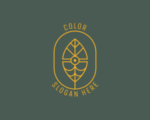 Vegan - Environmental Leaf Plant logo design