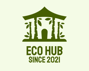 Ecosystem - Green Tree House logo design