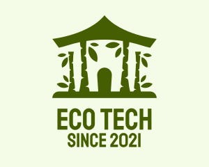 Ecosystem - Green Tree House logo design