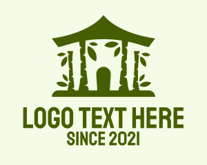 Roman Numeral - Green Tree House logo design