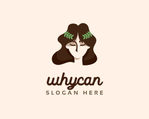 Woman - Goddess Beauty Hair logo design