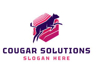 Cougar - Wild Jaguar Safari logo design