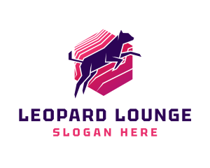 Leopard - Wild Jaguar Safari logo design