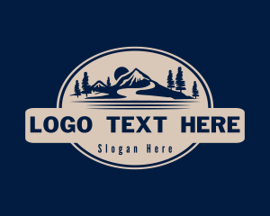 Alpine Outdoor Hiking Logo