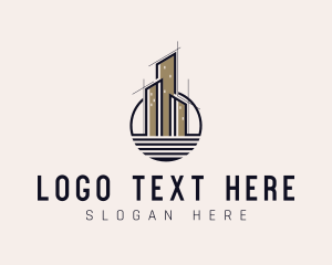 Urban Planning - City Skyscraper Architecture logo design