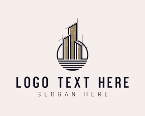 City - City Skyscraper Architecture logo design