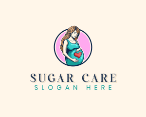 Mother Child Pregnancy  logo design