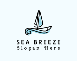 Boat - Sea Boat Sailing logo design