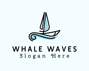 Sea Boat Sailing logo design