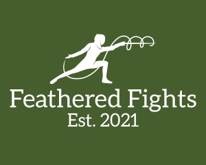 Fencing Sword Sport logo design