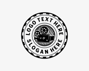 Badge - Film Camera Production logo design