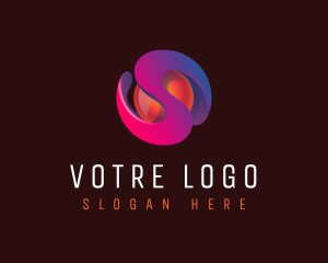 Letter S 3d Tech Logo