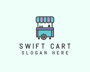 Food Trolley Cart logo design