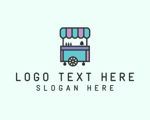 Stall - Food Trolley Cart logo design