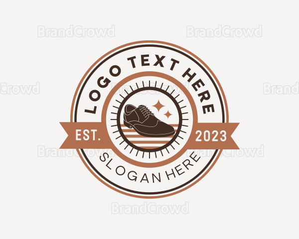 Retro Men Shoes Logo