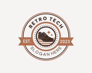 Retro Men Shoes logo design