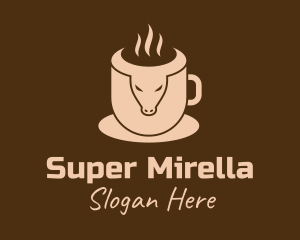 Bull Coffee Cup Logo