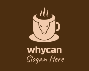 Bull Coffee Cup Logo