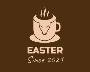 Mug - Bull Coffee Cup logo design