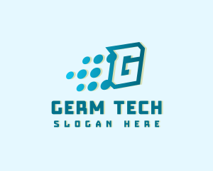 Modern Tech Letter G logo design