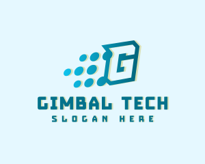 Modern Tech Letter G logo design