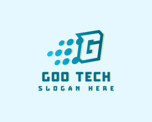 Modern Tech Letter G logo design