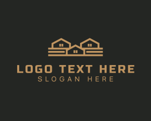 Rooftop - Residential Roofing House logo design