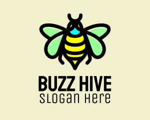 Bumblebee - Bumblebee Wasp Insect logo design