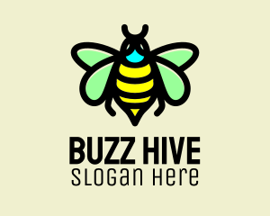 Wasp - Bumblebee Wasp Insect logo design