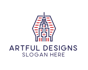 Urban Building Tower logo design