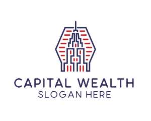 Capital - Urban Building Tower logo design