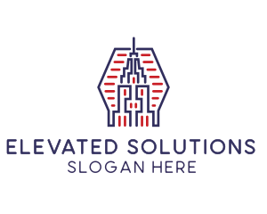 Urban Building Tower logo design