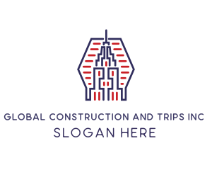 Urban Building Tower logo design