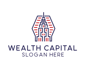 Capital - Urban Building Tower logo design