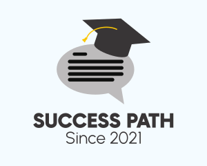 Graduate - Graduation Chat Bubble logo design