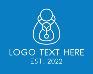 Pregnancy - Pediatric Infant Healthcare logo design