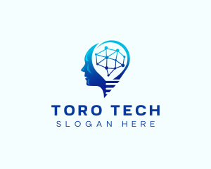 Brain Tech Ai logo design