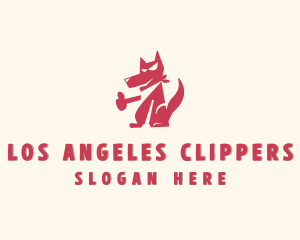 Dog Pet Scarf Logo