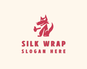 Dog Pet Scarf logo design