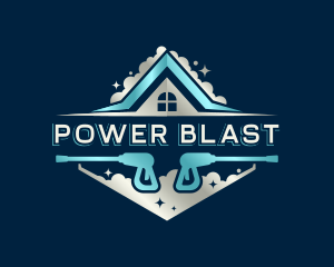 Cleaning Power Washer logo design