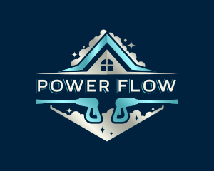 Cleaning Power Washer logo design