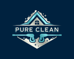 Cleaning Power Washer logo design