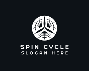 Wind Propeller Fan  logo design