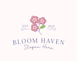 Nature Flower Aroma logo design