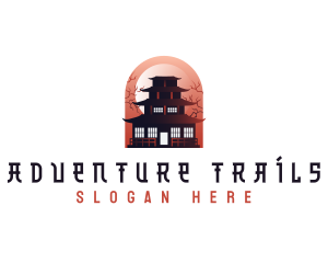 Tourism - Japanese Temple Tourism logo design