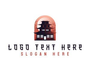 Heritage - Japanese Temple Tourism logo design