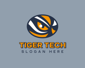 Eye Tiger Wildlife logo design