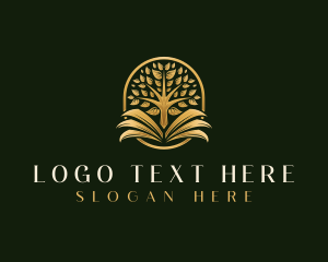 Knowledge - Tree Book Publishing logo design