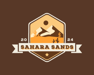 Sahara - West Desert Wilderness Landscape logo design